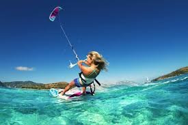 kitesurfing